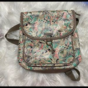 Sakroots Convertible Messenger Crossbody bag backpack purse